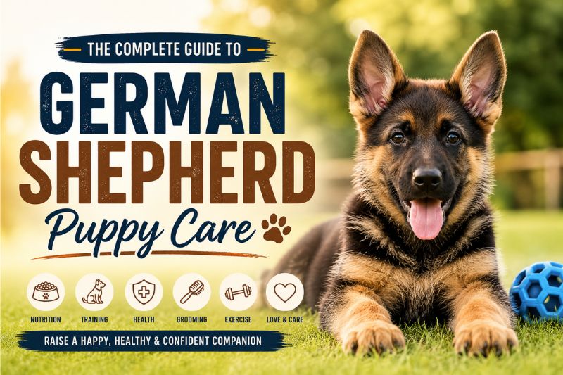 German Shepherd puppy care